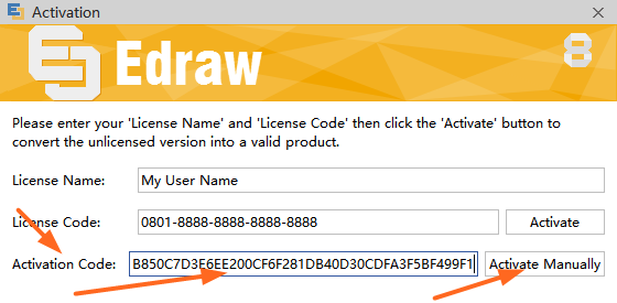 Edraw max 8.4 license name and code free download free